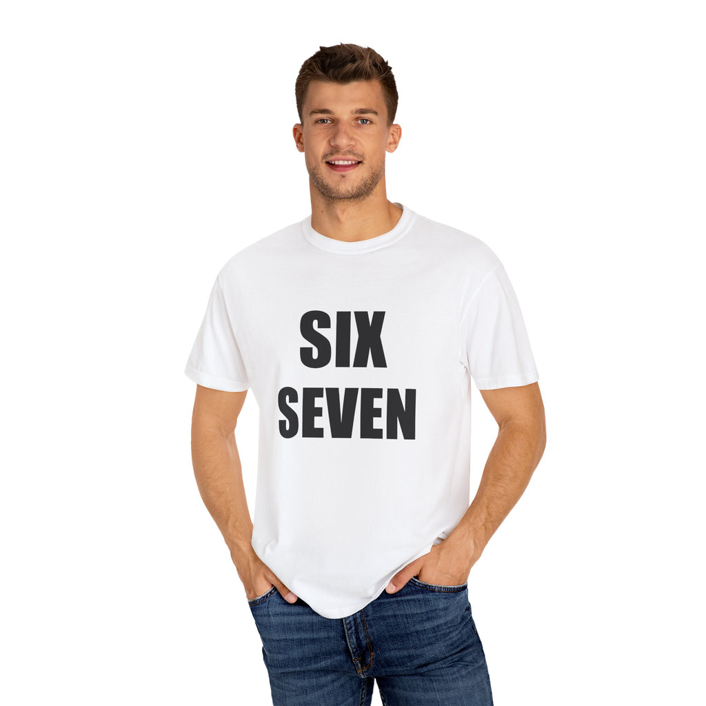 SIX SEVEN solid white tee