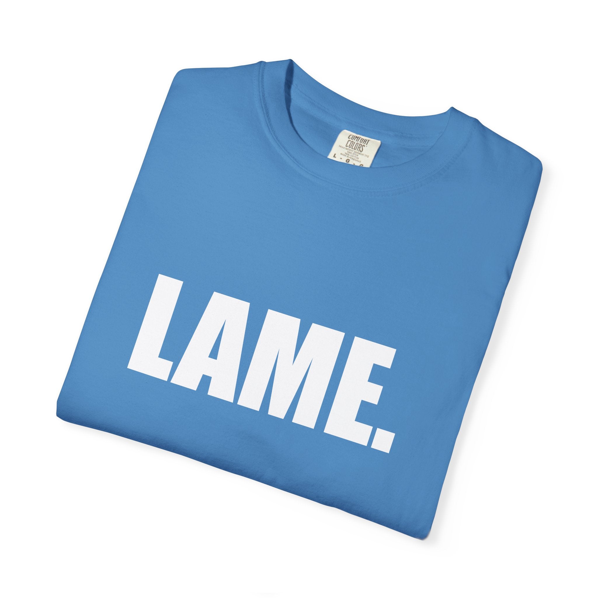 Katie kats "Lame" solid tee shirt