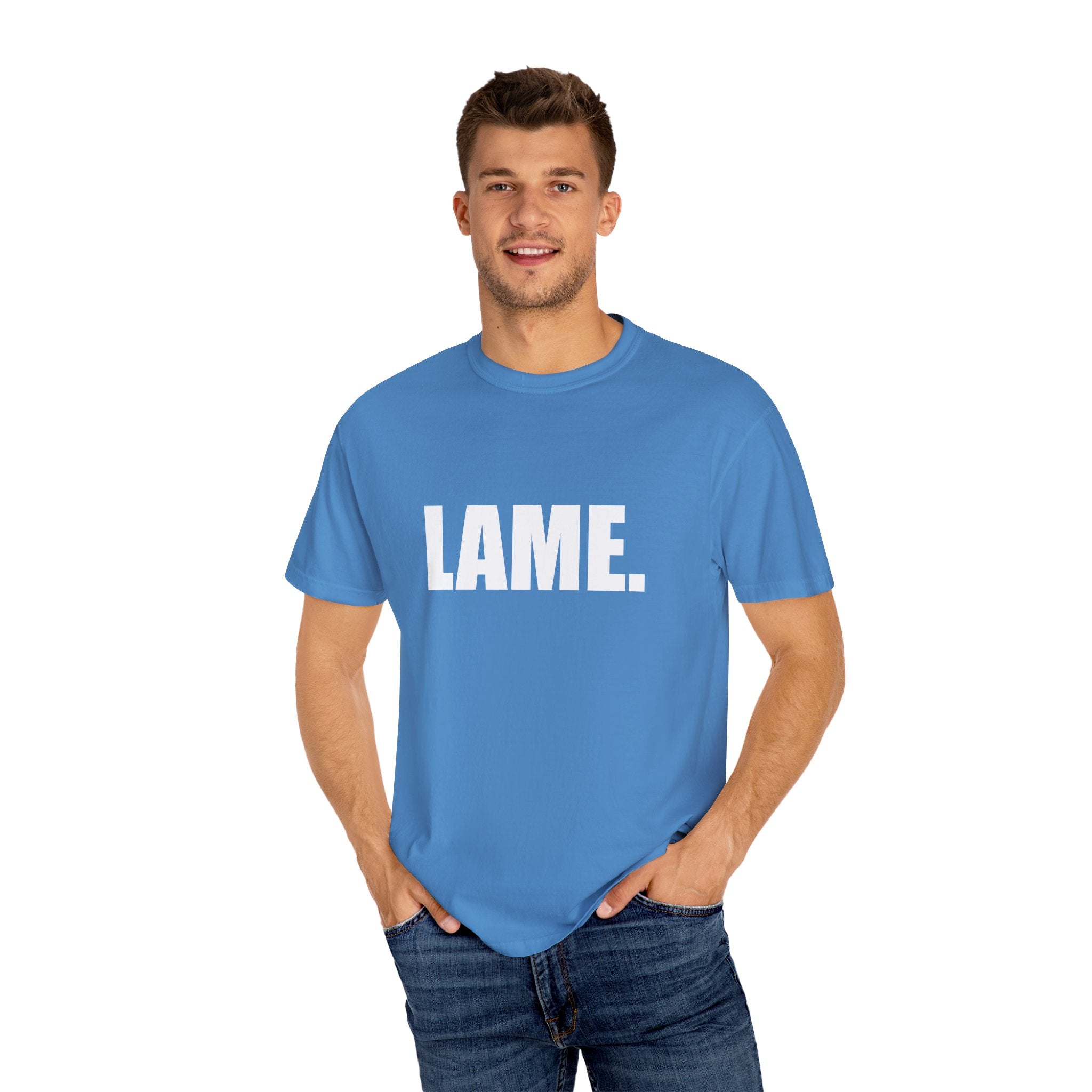 Katie kats "Lame" solid tee shirt
